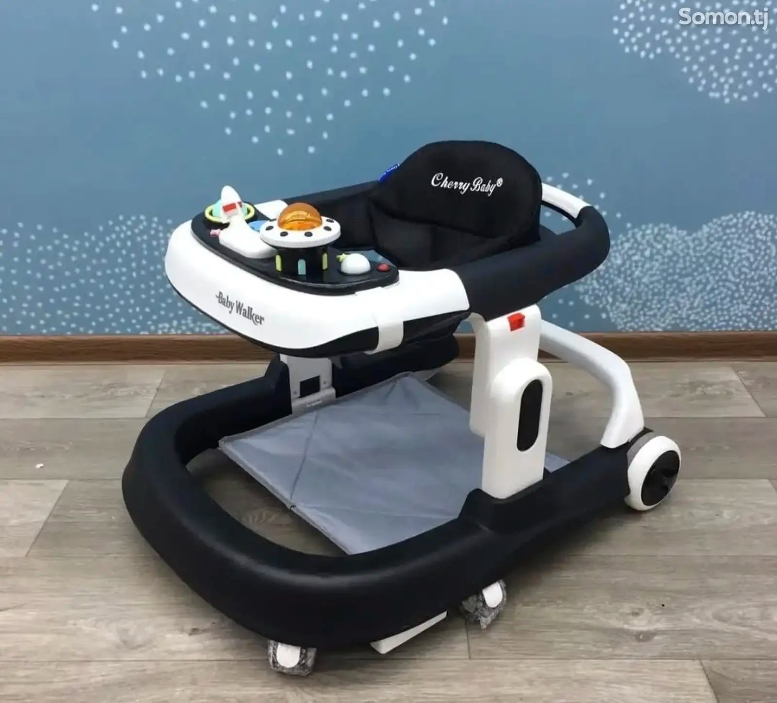 Learning Training Activity Baby Walker with Wheels | Multifunctional Seat Toys & Push Walker for Toddlers | Educational Walking Aid