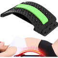3-Level Adjustable Back Stretcher & Lumbar Support Device – Spine Alignment, Acupressure Back Massager for Pain Relief