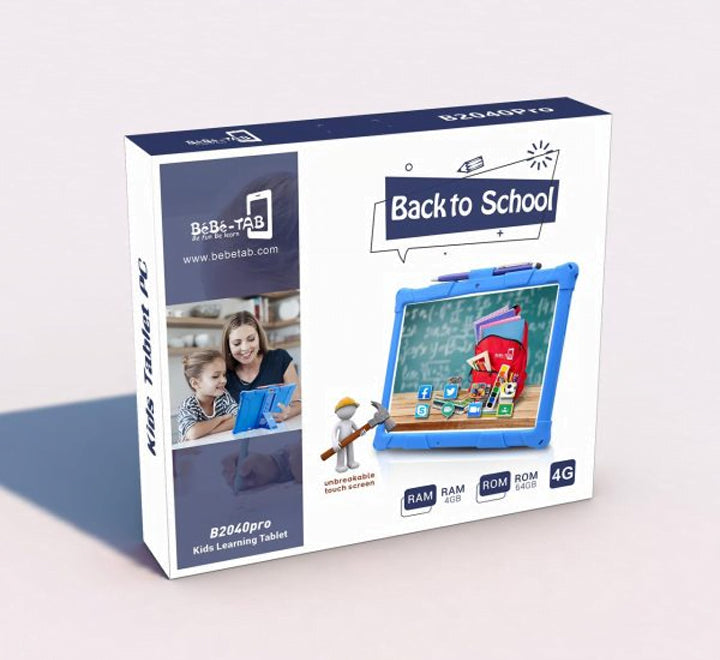 BEBE TAB B2040 Pro Max Kids Tablet | 10.1" Educational Android Tablet 6GB+256GB
