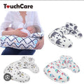 U-Shaped Nursing Pillowcase | 100% Cotton, Detachable & Washable Cover for Breastfeeding Pillows | Multi-Color Printed Designs, 21.2" Zipper
