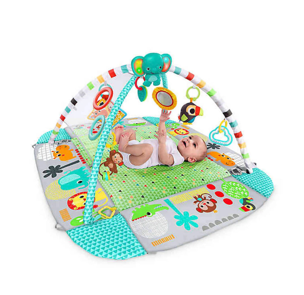 Play Mat and Convertible Ball Pit for Babies | Generous Size Activity Mat for Tummy Time to Sitting Play | Folds into Ball Pit with Balls Included