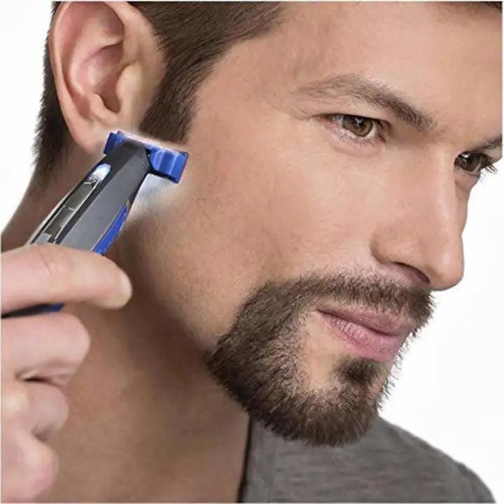 Electric Solo Shaver Grooming Kit – Rechargeable Cordless Hair Clipper, Beard Trimmer & Nose Hair Razor with 4-Shaver Heads - LIFE STORES UGANDA