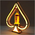 LED Lighted Liquor Bottle Display Shelf – VIP Champagne Bottle Presenter for Bar, Club, or Private Events
