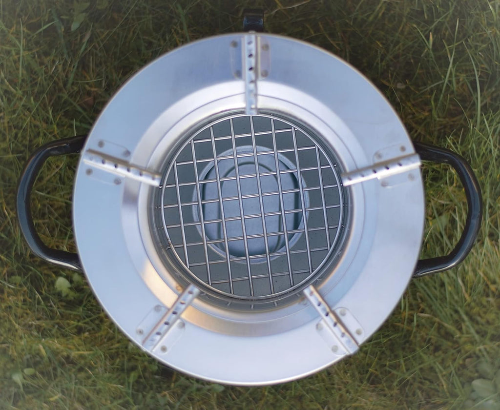 Jikojiuao Premium Charcoal Stove – High Efficiency Portable Cooker with Cast Iron Top, 2600W Fuel Saving Stove