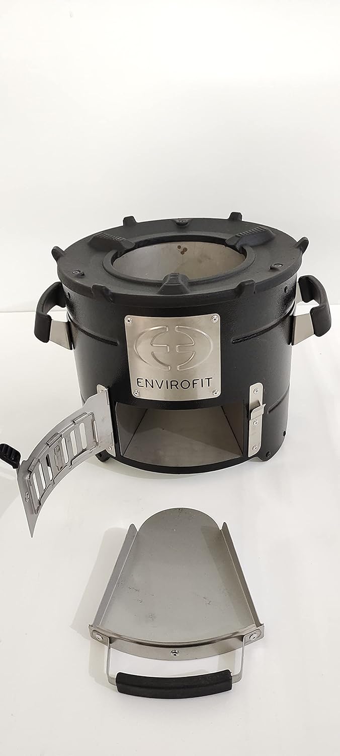 Envirofit SuperSaver Jiko CH5300 – High-Efficiency Charcoal Cookstove (50% Fuel Savings | Reduced Emissions | Cast Iron Construction)