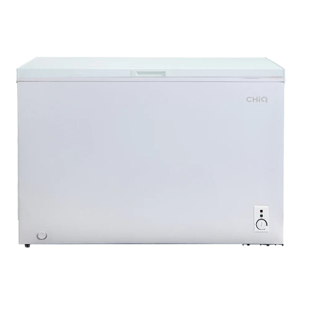 CHiQ 400L Chest Freezer – Deep Freezer, Adjustable Temperature Control, Secure Lock & Castor Wheels – F400CF (Silver)