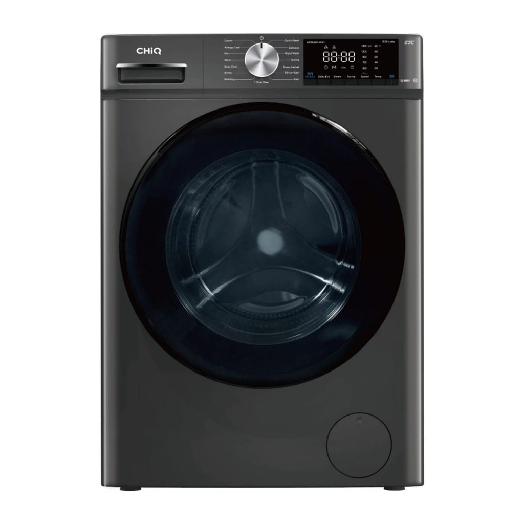 CHiQ 8kg/5kg Washer & Dryer Front Loader – Ozone Clean Generator, 16 Wash Programs & 1400 RPM Fully Automatic