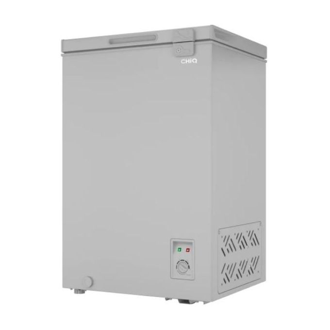 CHiQ 180L Chest Freezer – Deep Freezer with Quick Freeze Function, LED Interior Light, Adjustable Thermostat & Castor Wheels – CF180