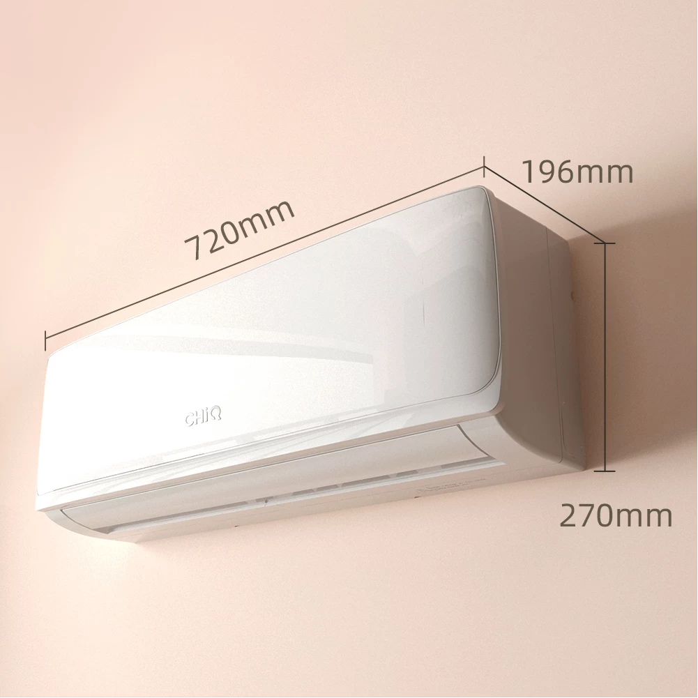 CHiQ 24000 BTU 2 Ton Inverter AC | Wi-Fi Wall Split Air Conditioner with Tropical Mode