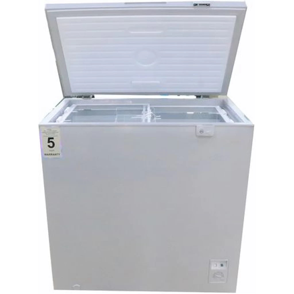 CHiQ 260L Chest Freezer – Compact Deep Freezer, Adjustable Temperature, Energy Efficient – CCF261DWK3 (3 Years Warranty)