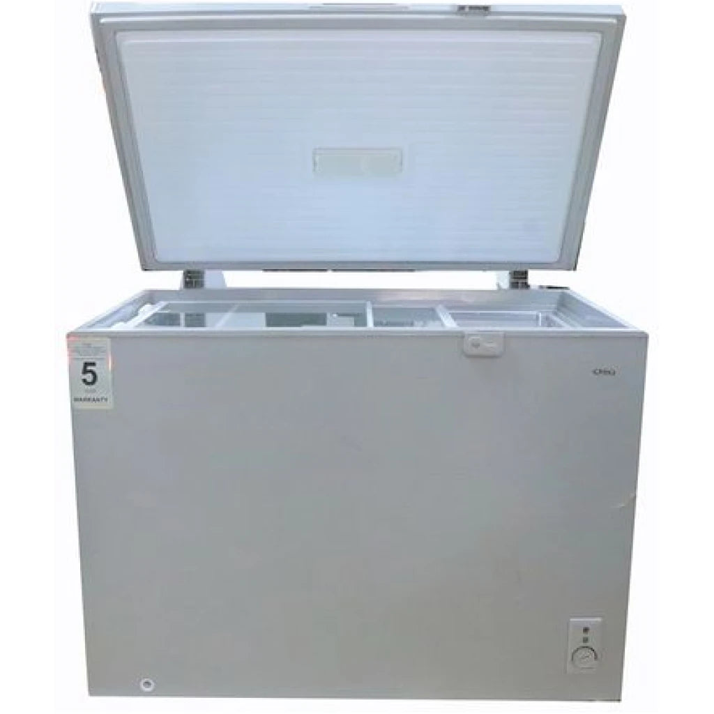 CHiQ 330L Chest Freezer – Deep Freezer with Quick Freeze Function, High Efficiency Compressor, 245L Net Capacity – CCF330DWK3/ CCF330 (3 Years Warranty)
