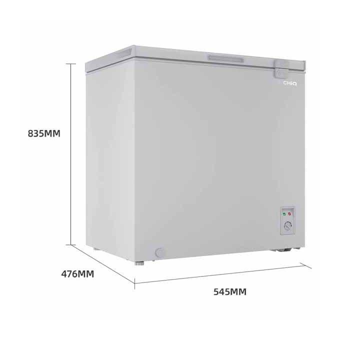 CHiQ 330L Chest Freezer – Deep Freezer with Quick Freeze Function, High Efficiency Compressor, 245L Net Capacity – CCF330DWK3/ CCF330 (3 Years Warranty)