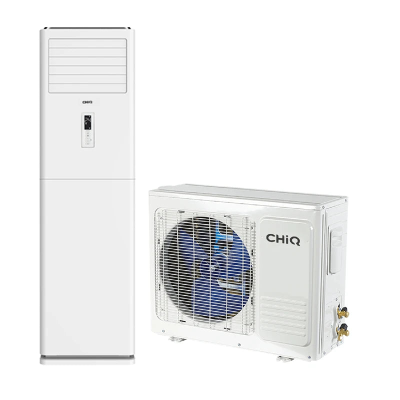 CHiQ 36000 BTU Floor Standing Air Conditioner – Powerful Cooling & Heating, R410a Refrigerant, Commercial Grade – White