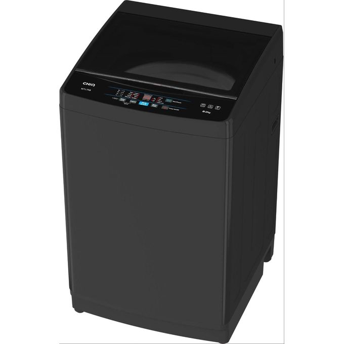 CHiQ 8kg Top Load Washing Machine – Drum Clean, Waterfall Flow & 8 Wash Programs Fully Automatic Washer