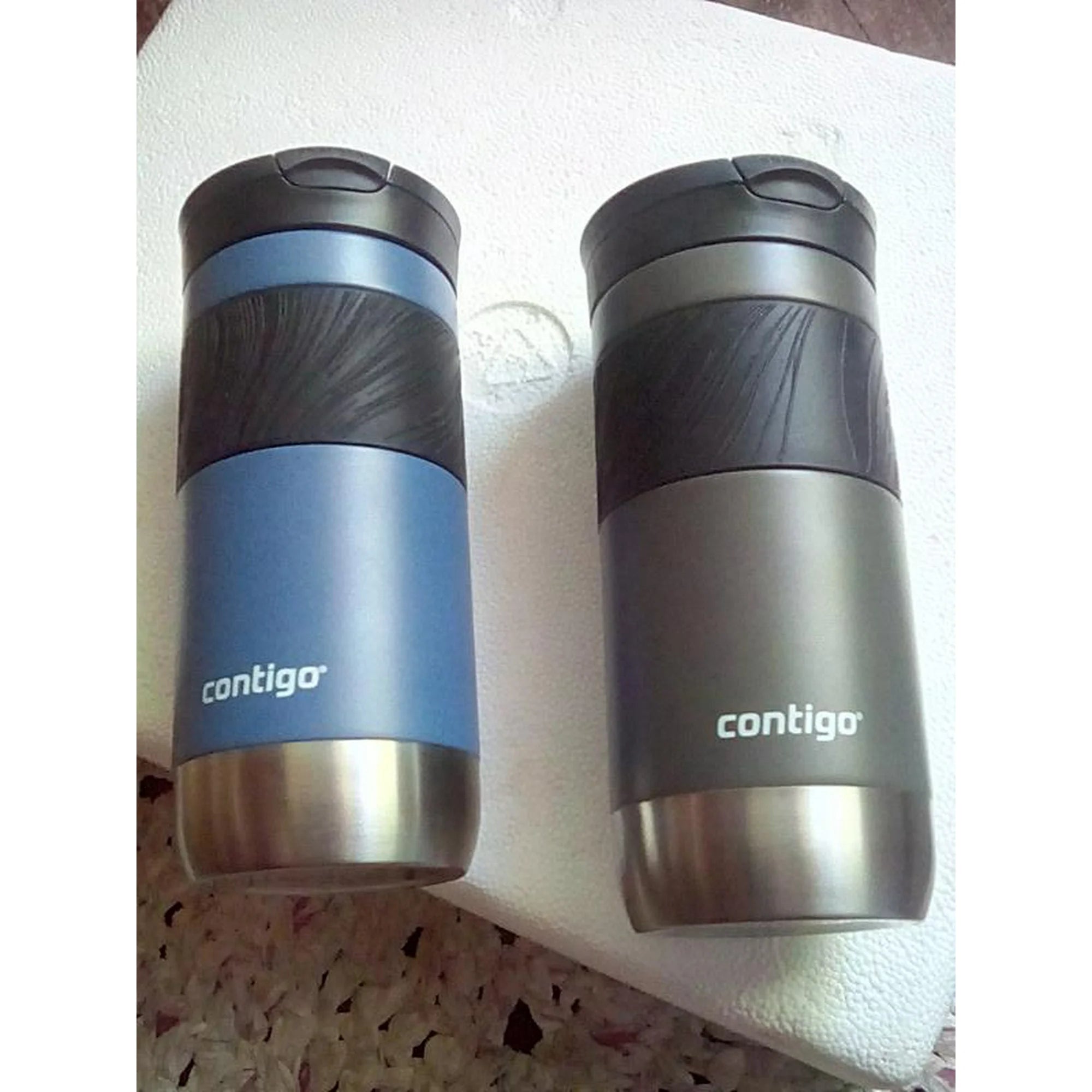 Contigo SnapSeal Byron Vacuum-Insulated Stainless Steel Travel Mug - 16 oz (473 ml) Leak-Proof Thermal Mug