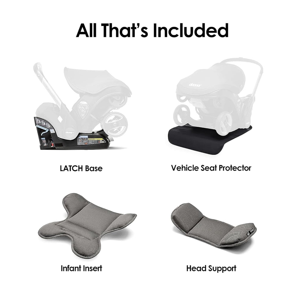 Next Gen, Car Seat & Stroller Nitro Black - All-in-One Infant Travel System | Car Seat to Stroller in Seconds | 4-35 lbs, FAA & TUV Approved