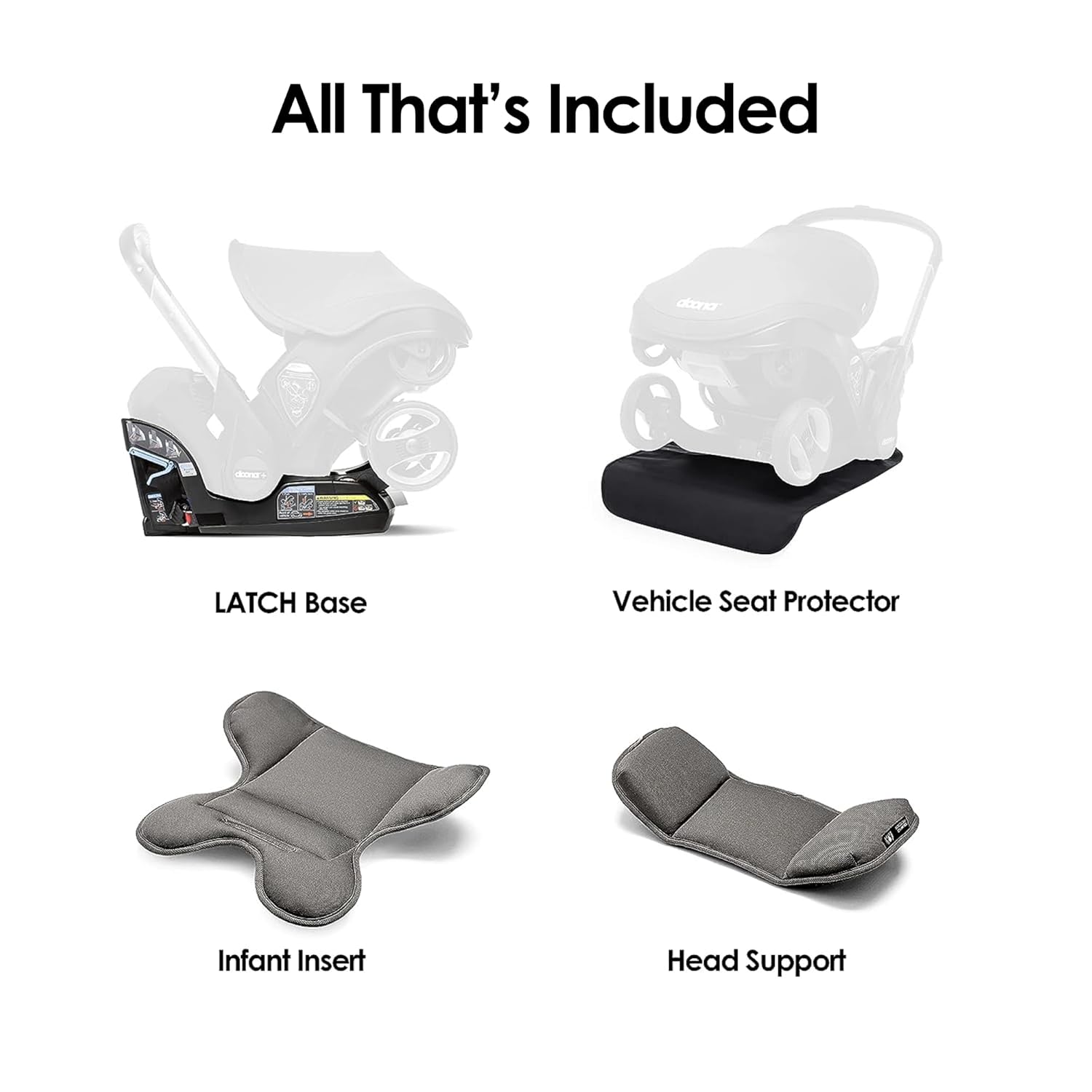 Next Gen, Car Seat & Stroller Nitro Black - All-in-One Infant Travel System | Car Seat to Stroller in Seconds | 4-35 lbs, FAA & TUV Approved
