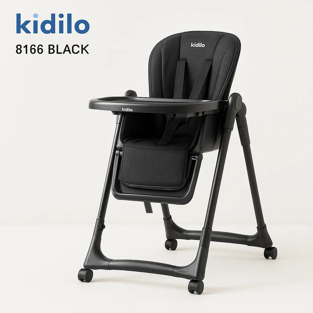 Custom Adjustable 5-in-1 Baby High Chair | Portable Kids Feeding Dining Chair | High Quality Convertible Highchair for Babies & Toddlers