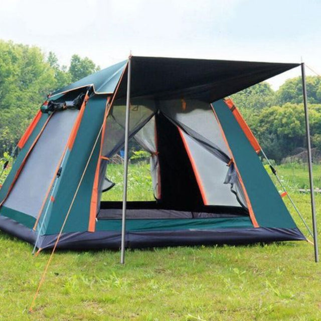 6-Person A-Frame Camping Tent – Insect-Proof, Waterproof, Automatic, Comfortable Family Outdoor Tent