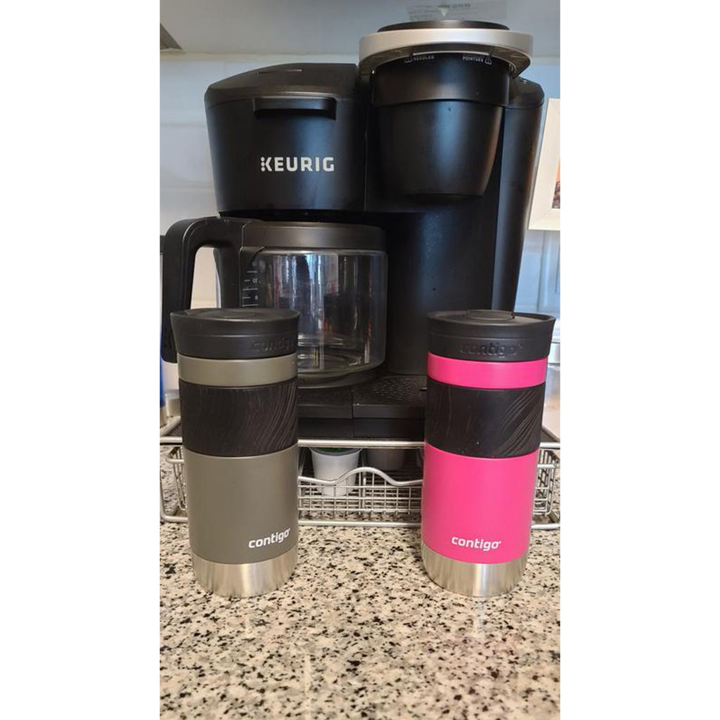 Contigo SnapSeal Byron Vacuum-Insulated Stainless Steel Travel Mug - 16 oz (473 ml) Leak-Proof Thermal Mug
