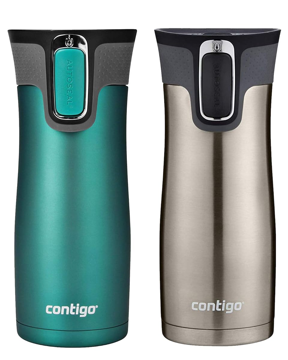 Contigo AUTOSEAL® Pinnacle Travel Mug - 473ml (16oz) Vacuum-Insulated Stainless Steel Tumbler