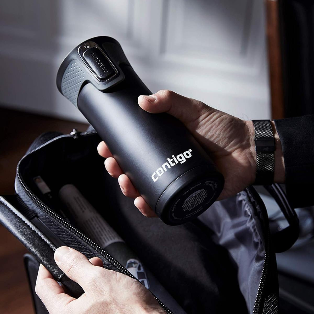 Contigo AUTOSEAL® Pinnacle Travel Mug - 473ml (16oz) Vacuum-Insulated Stainless Steel Tumbler