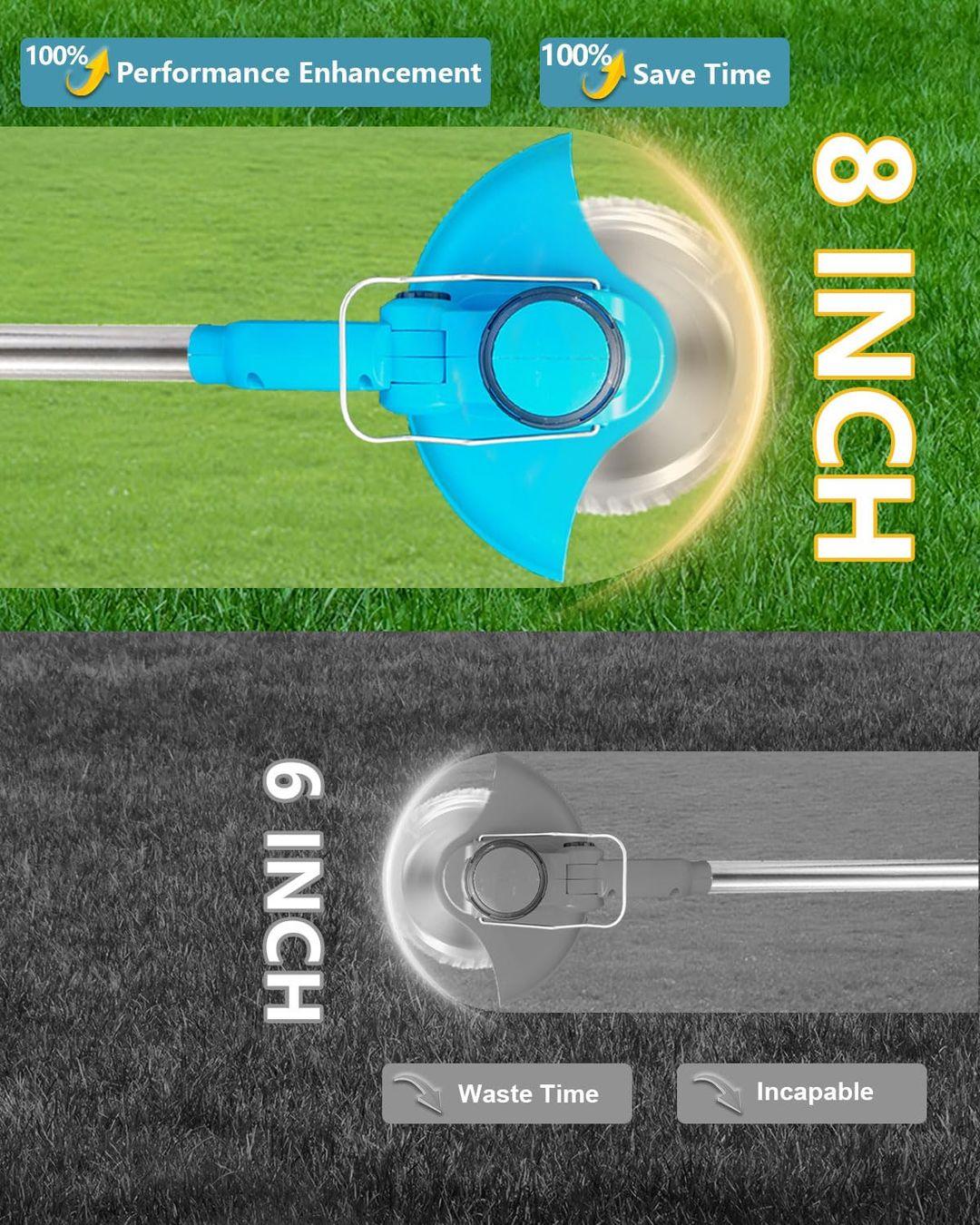FAMICCI Cordless Electric Weed Wacker – Powerful Brushless Motor & Long-Lasting Battery - LIFE STORES UGANDA