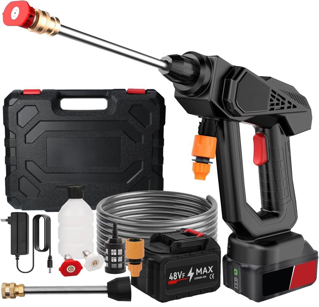 Cordless Power Washer Gun 48V 300W | Portable High-Pressure Jet Cleaner - LIFE STORES UGANDA