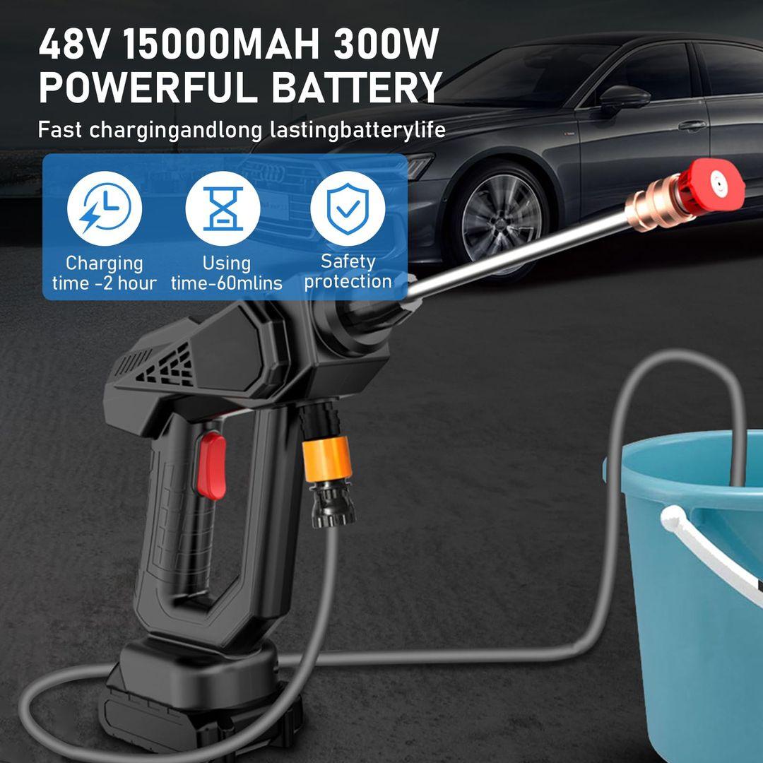 Cordless Power Washer Gun 48V 300W | Portable High-Pressure Jet Cleaner - LIFE STORES UGANDA