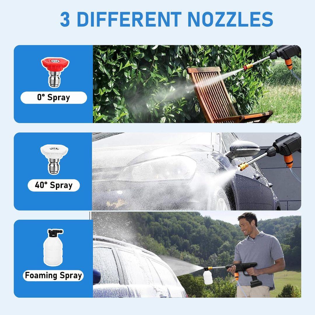 Cordless Power Washer Gun 48V 300W | Portable High-Pressure Jet Cleaner - LIFE STORES UGANDA