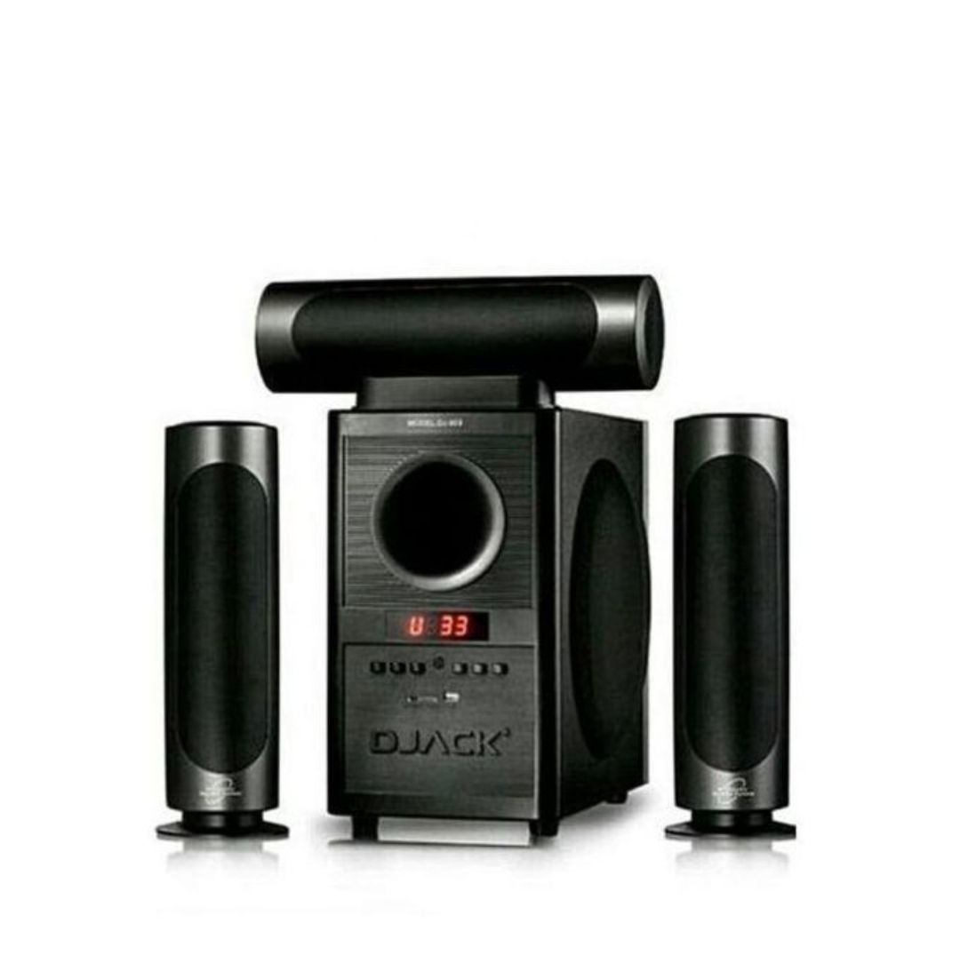 D-JACK 903L Bluetooth Home Theatre System – 3.1 X-Bass, FM/USB/SD/DVD/MP3, Multi-Device Support, Black