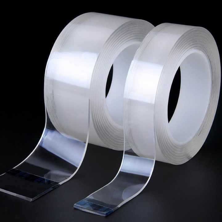 Double Sided Nano Tape – Strong Viscosity, Removable, Waterproof, Washable, Transparent Gel Adhesive
