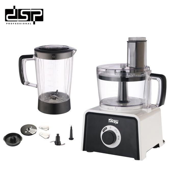 DSP KJ3002 7-in-1 Food Processor with 600W Motor | Double Safety Lock Protection, 1.5L Capacity - LIFE STORES UGANDA
