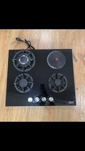 Digiwave Glass Body 3 Gas + 1 Electric Hot Plate Hob – Model DWHOB2001