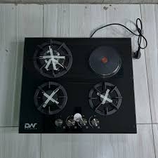 Digiwave Glass Body 3 Gas + 1 Electric Hot Plate Hob – Model DWHOB2001