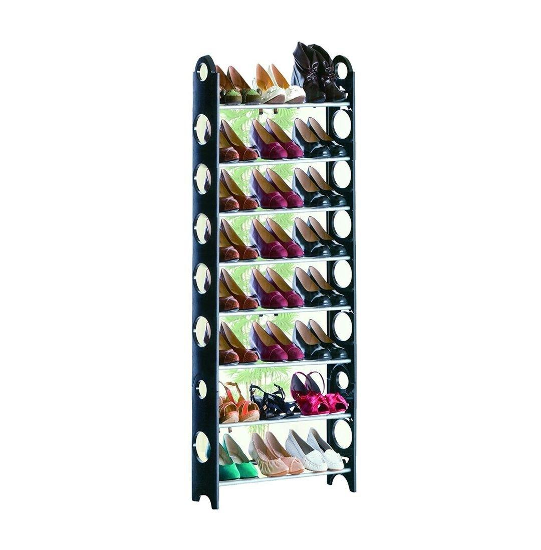 Detachable Free-Standing 10-Tier Shoe Rack | Space-Saving Storage for 30 Pairs - LIFE STORES UGANDA