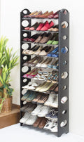 Detachable Free-Standing 10-Tier Shoe Rack | Space-Saving Storage for 30 Pairs - LIFE STORES UGANDA
