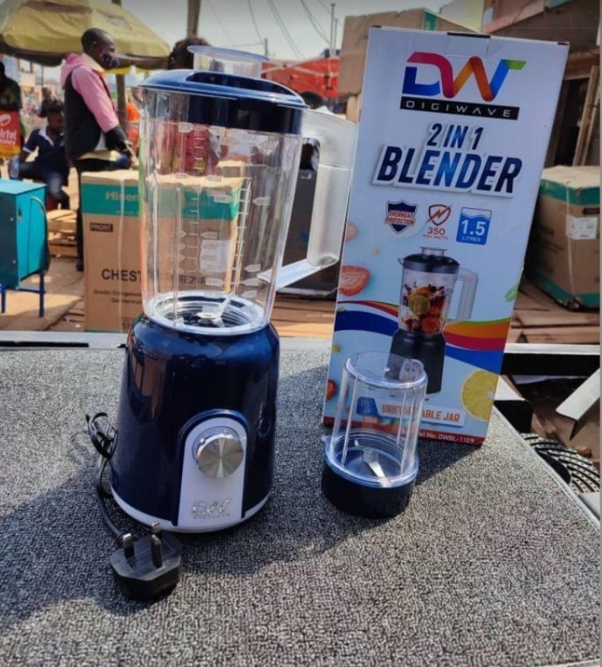 Digiwave 2-in-1 Unbreakable Jar Blender – 1.5L DW-BL-1109 - LIFE STORES UGANDA