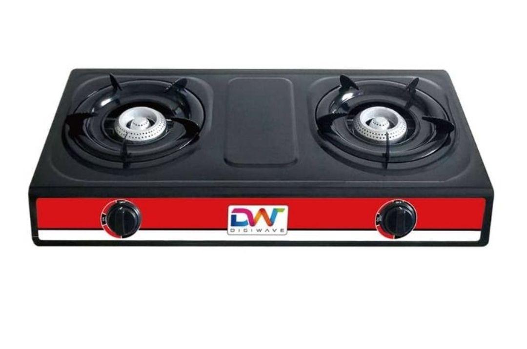 Digiwave Double Burner Gas Stove | DW-CG1001 – Efficient & Reliable Cooking - LIFE STORES UGANDA