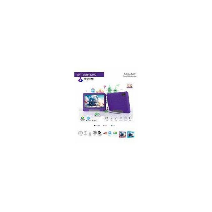 Discover K100 Kids Tablet | 10.1" 6GB RAM 256GB Android Tablet with Free Gifts