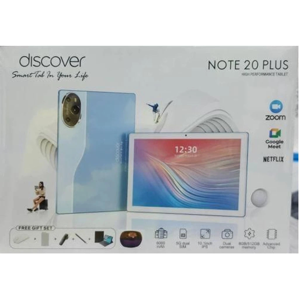 Discover Note 20 Plus Tablet | 10.1" 16GB RAM 1TB Storage 5G Android