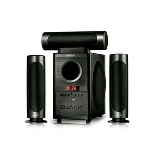 D-JACK 903L Bluetooth Home Theatre System – 3.1 X-Bass, FM/USB/SD/DVD/MP3, Multi-Device Support, Black