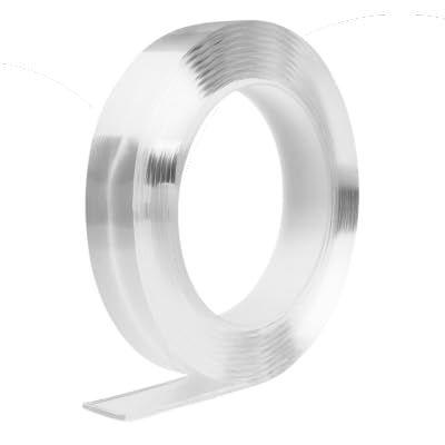 Double-Sided Adhesive Tape – Transparent Mounting Tape, Nano & Gecko Technology, Heavy Duty, 20 mm x 2 mm x 3 m (Large Size) - LIFE STORES UGANDA