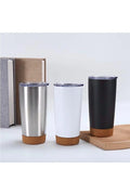 Vacuum Insulated double wall mugs, With Transparent Covers