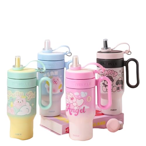 StellarGrip 30oz Tumbler with Handle & Straw Lid – Double-Wall Insulated Stainless Steel Mug for Hot & Cold Drinks.