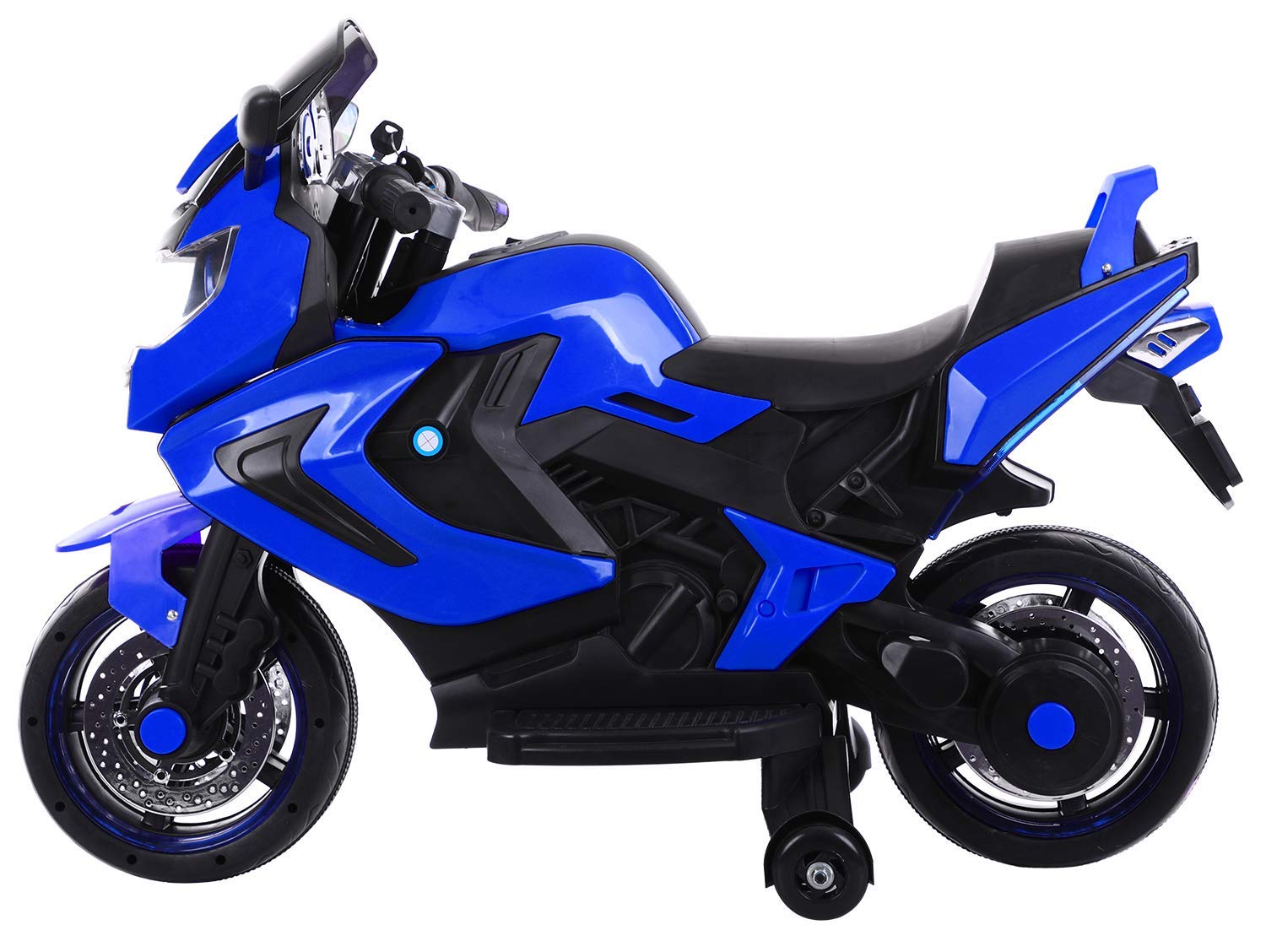 Electric Motorcycle for Kids | 12V Dual Drive Ride-On Toy with LED Lights & Music | Ages 2-8 Years, 60kg Max Load