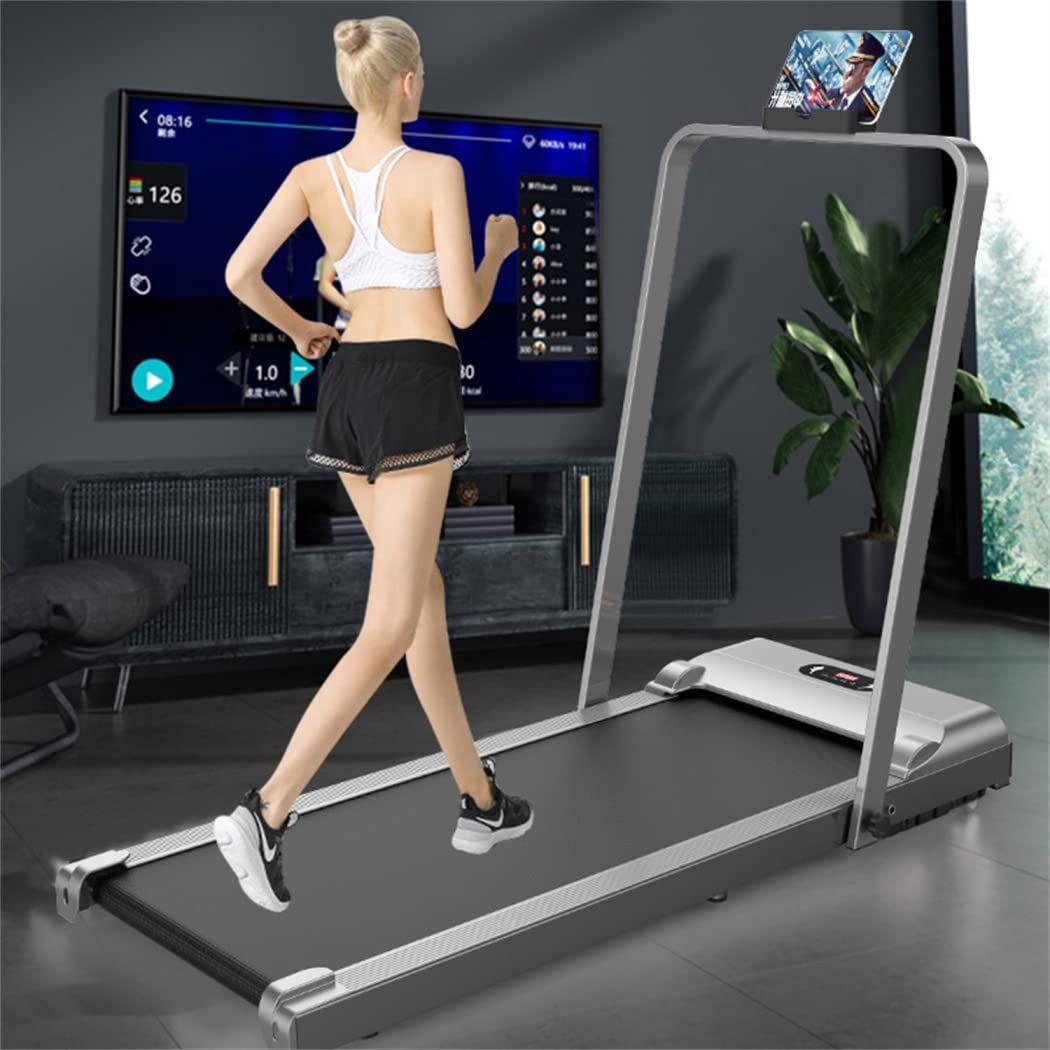 Electric Folding Treadmill – Home Treadmill with LCD Display, Remote Control, Adjustable Speed, and Exercise Bike Function - LIFE STORES UGANDA