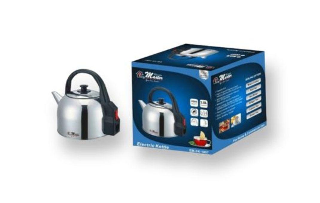 Electro Master 5.2L Electric Kettle | EM-SK-1096 – High-Capacity & Efficient Boiling - LIFE STORES UGANDA