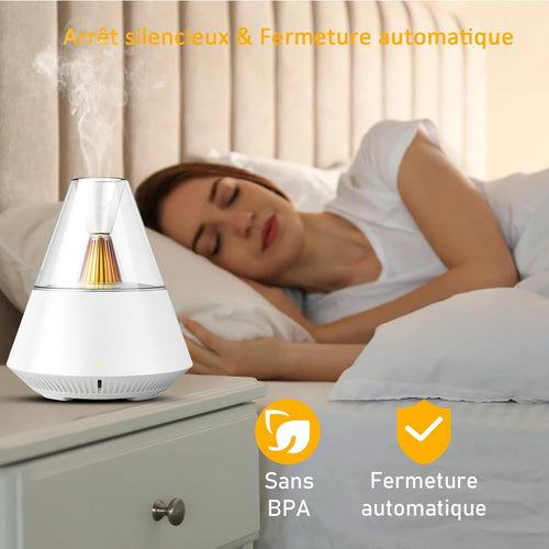 150ml Ultrasonic Essential Oil Diffuser with Remote | 7-Color LED Aromatherapy Device