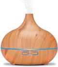 550ml Essential Oil Diffuser with 7-Color Lights | Auto Shut-Off & 4 Timers